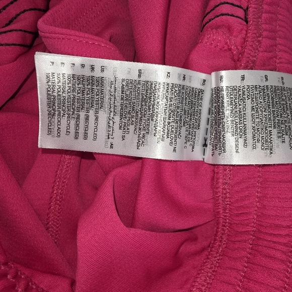 Adidas Women's Pacer 3-Stripes Pink Athletic Gym Shorts Size XL K-2423 - Picture 9 of 12